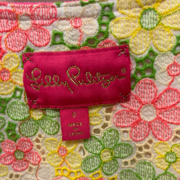 Lilly Pulitzer Multicolor Floral Lace Blazer with Pink Accents - Picture 2 of 4